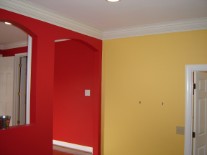 Primary color walls