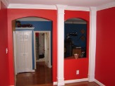 Bright red room D. Dalton Paint