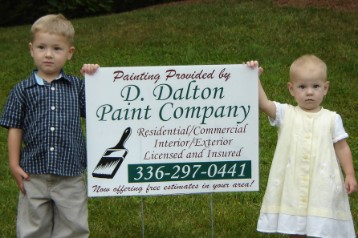 D Dalton Paint picture with children